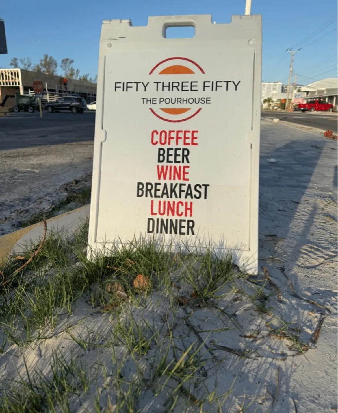 5350 the pourhouse remodels sign board