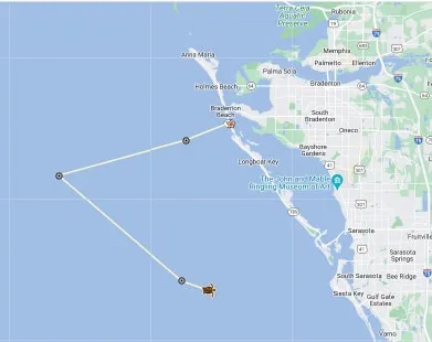 Henrietta's satellite tracking map
