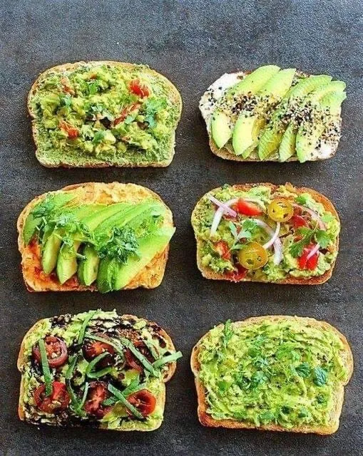 Various avocado toast recipes