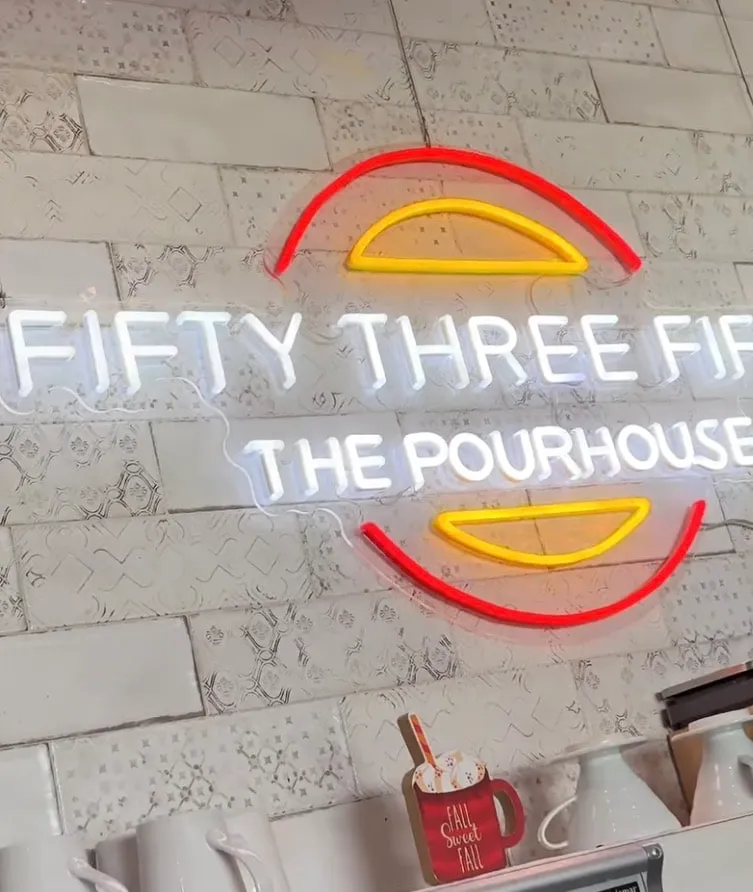 What Came First Quesadilla 5350 The Pourhouse Neon Sign image